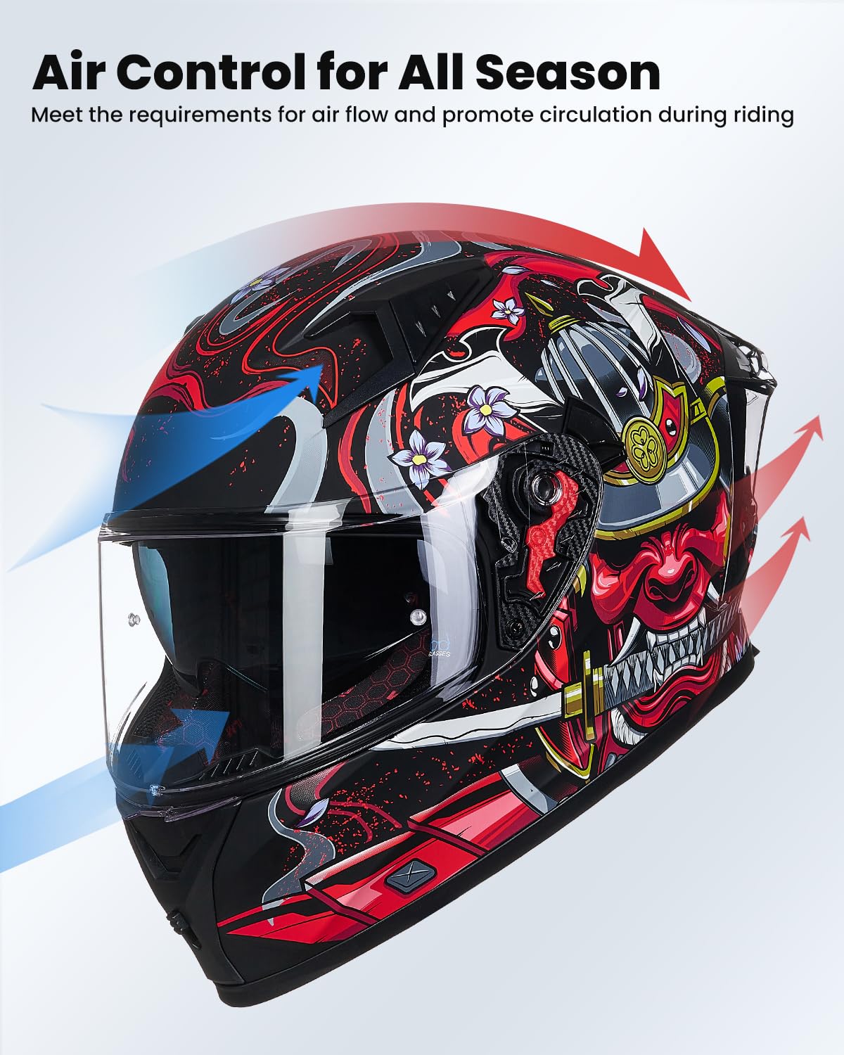 Amazon.com: ILM Motorcycle Helmet Full Face with Pinlock